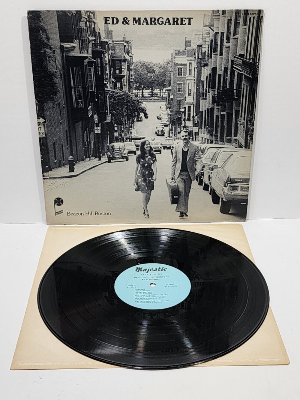 Beacon Hill Boston by Ed & Margaret Anderson 1974? LP Album RARE DISCONTINUED